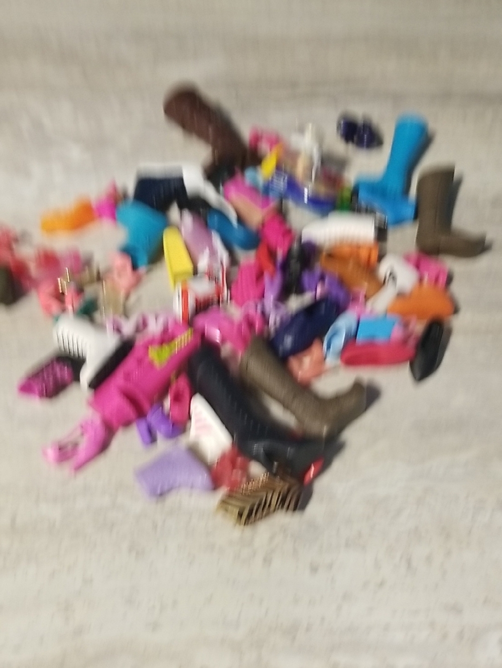 Assorted Odd Barbie  and Friends Boots and Shoes - No Pairs